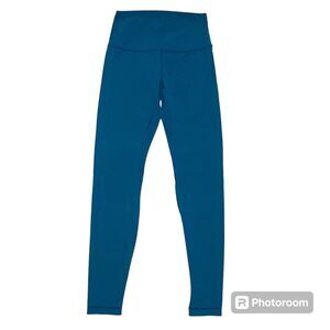 Lululemon Align Pants 28” Leggings Women’s Sz 6 Teal Blue